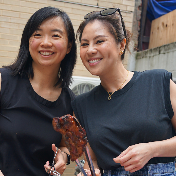 Flora and Clara, the makers of charah sauce